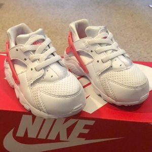 White and Pink Nike